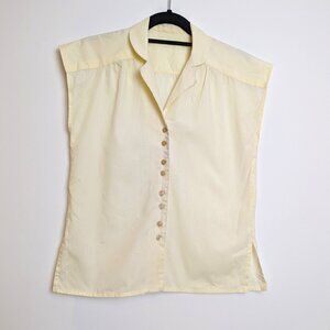 Vintage Cotton Blouse - Size S